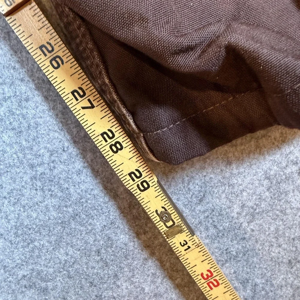 VTG Carhartt B194 Duck Canvas Double Knee Pants 38 Brown Quilted Insulated 38x30